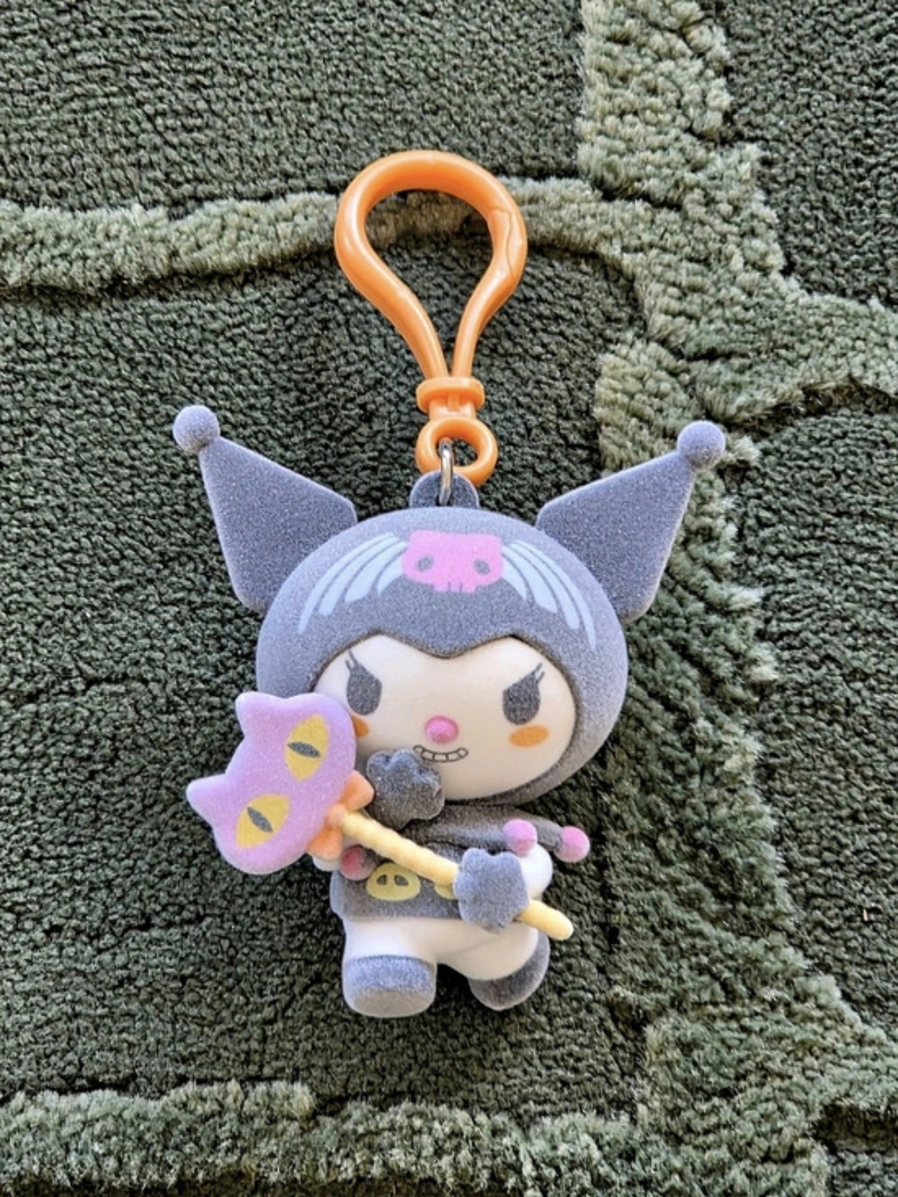 Hello Kitty and Friends Flocked Edition Hanger Kuromi